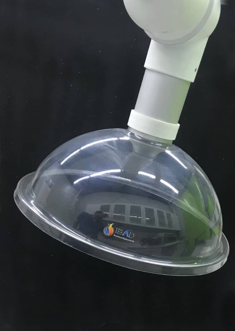 کلاهک پلاستیکی شفاف قطر 350 میلیمتر