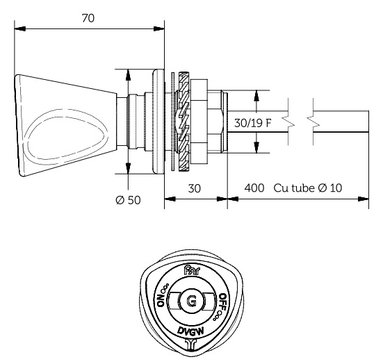 remote control back and frontal assembly