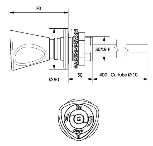 remote control back and frontal assembly