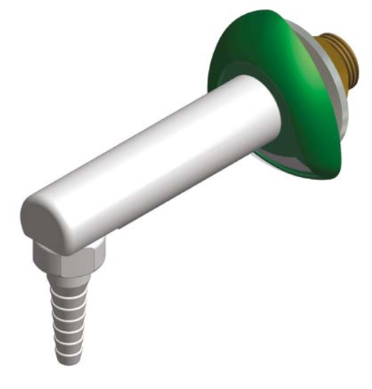 90 connection nozzle