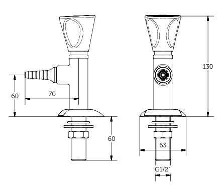 Single standout technical gases