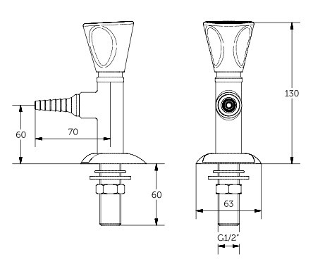 Single standout technical gases